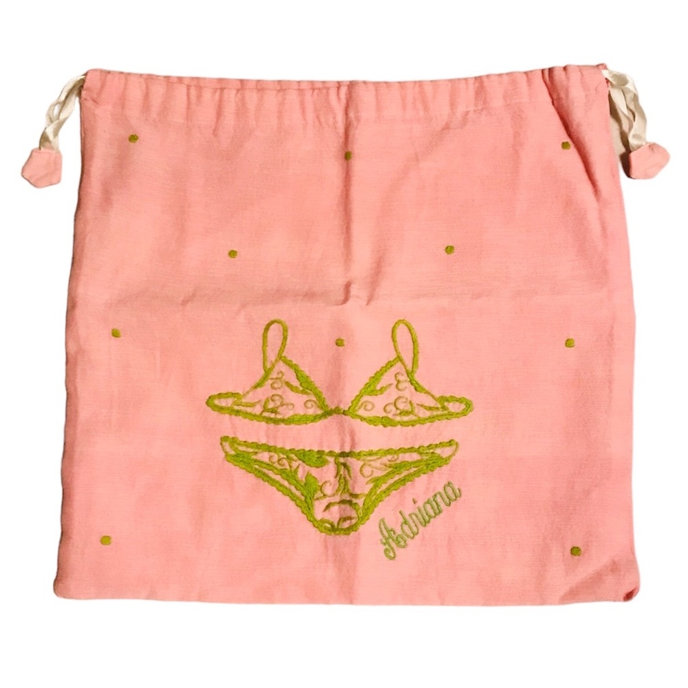 Beautiful pink Lily Juliet dust bag for a handbag